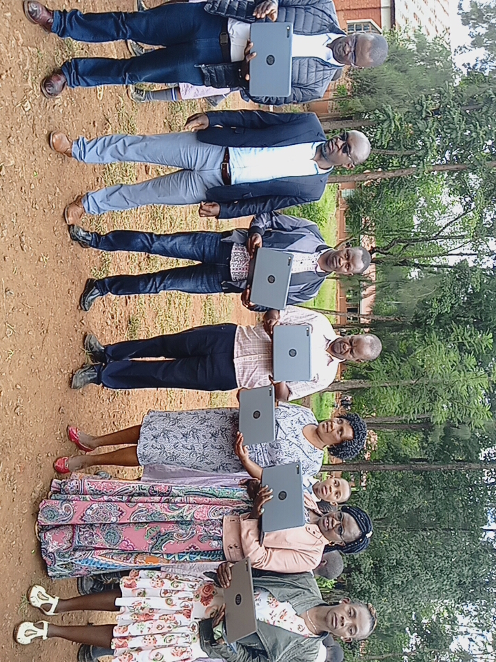 Teachers receiving training